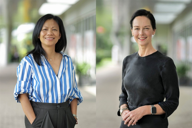 Sức bật từ doanh nghiệp nhỏ và siêu nhỏ trong nền kinh tế sáng tạo Việt Nam : Theo nghiên cứu sinh Lâm Hồng Lan (trái) và Phó giáo sư Donna Cleveland (phải), DNNVSN đóng vai trò trung tâm trong nền kinh tế sáng tạo của Việt Nam. Ảnh: RMIT.